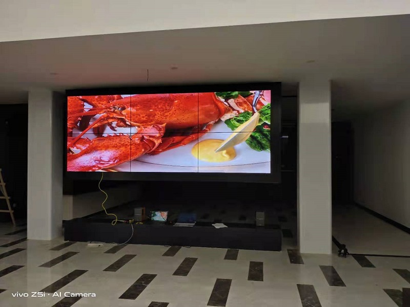 热烈祝贺济南好为尔机械有限公司液晶拼接屏项目顺利竣工！
